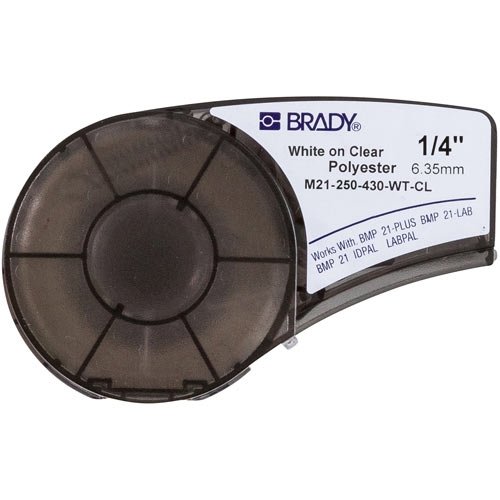 Brady M21-250-430-WT-CL, 139746 0.25