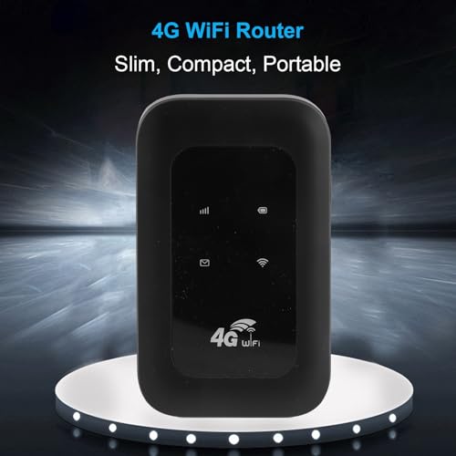Image of 4G LTE Mobile Hotspot Router for Asia 150Mbps High Speed WiFi Support 10 Users Connections 4G Portable WiFi for Cell Phones, Laptops