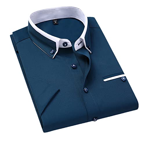 Chemise d'été homme manches courtes confortable contre la chaleur