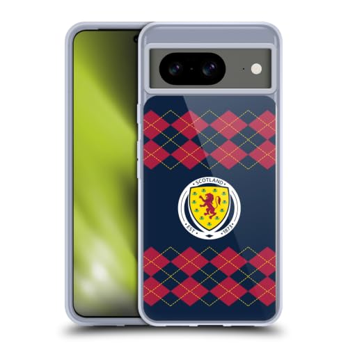 Carcasa Google Pixel 8 Escocia argyle con gel de alta resistencia y carga magnética