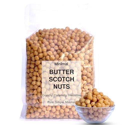 Image of Minimal Butterscotch Nuts - Crunchy Roasted Caramelized Cashew(4mm-5mm),1Kg Perfect for Snacking & Baking