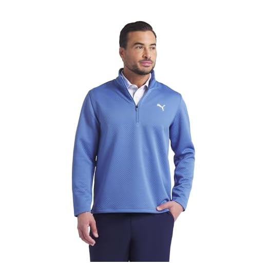 PUMA GOLF PEBBLE 1/4 ZIP Pullover