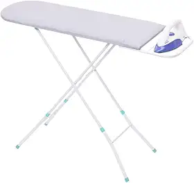 Tabua de Passar Roupa Com Suporte para Ferro Tecido Termico Mesa Passadeira