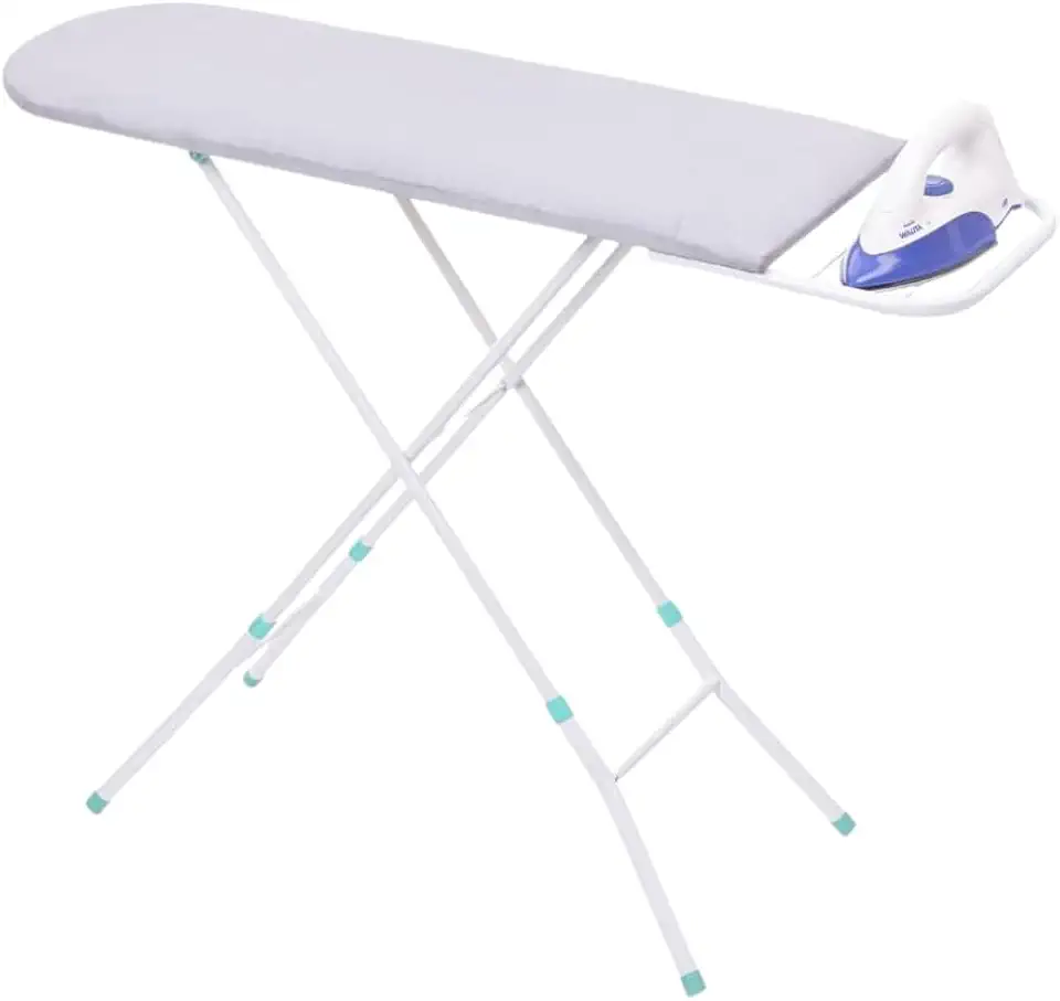 Tabua de Passar Roupa Com Suporte para Ferro Tecido Termico Mesa Passadeira