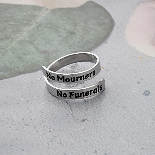 FAADBUK Six of Crows Inspired Gift No Mourners No Funerals Crooked Kingdom Gift Bookish Gift Book Lover Gift4