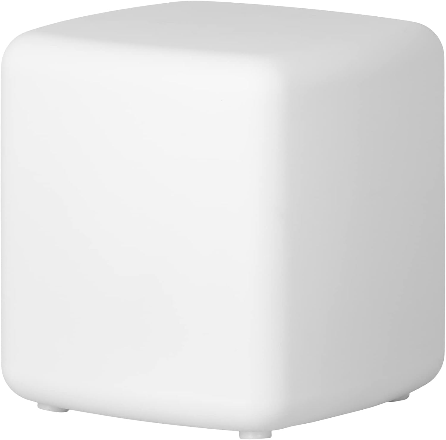 South Shore Dalya Outdoor Side Table with Rounded Corners, White