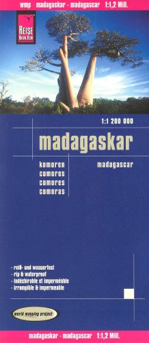 Madagascar & Comoros 1:1,200,000 Travel Map, waterproof, GPS-compatible REISE