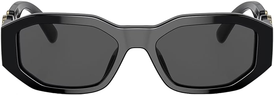 Versace Kids VK 4429U GB1/87 Black Plastic Irregular Sunglasses Grey Lens - Image 2