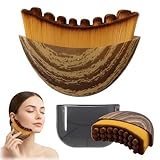 OIXYA Cepillo facial para drenaje linfático y contorno facial con cerdas suaves para cepillado en seco，drenaje linfatico