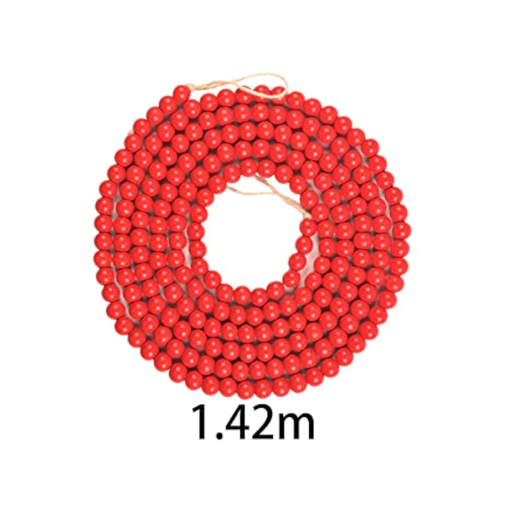 Christmas Wooden Beads Garland Home Decor for Window