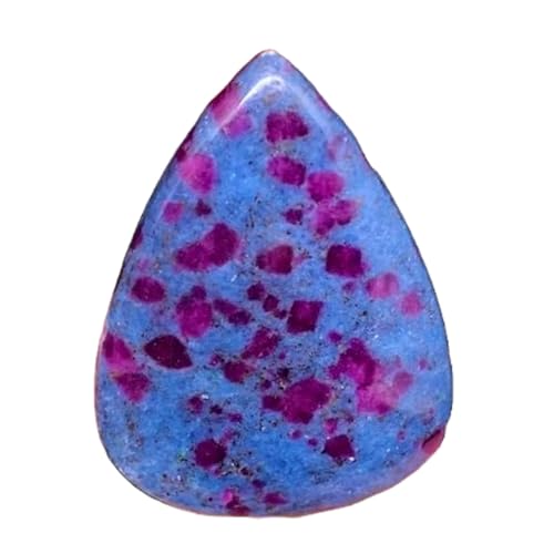 Rubis naturel kyanite de 49 mm, cabochon haut de gamme pour collier