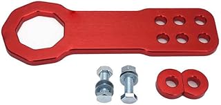 AOLESS Car Tow Hooks Set JDM Accessories Car Tow Hook Aluminum Back Tow Hook for Cars (Red Tow Hook)