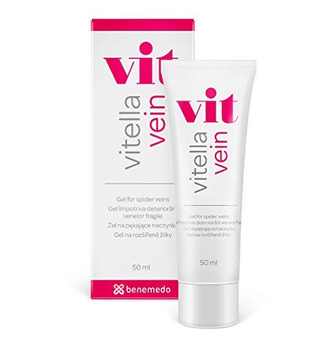 Vitella Vein 50 ml is a gel for spider veins, resulting from weak vessels, occurring mostly on the legs.