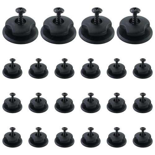 22 accessori per rimorchio, fissaggio del telone con viti, robusti pomelli, bottoni in plastica, ganci per telone, perfetti per il fissaggio di reti da traino