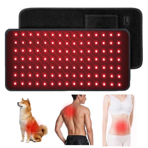 Cabpay Red Light Pad for Body-105pcs LED 660nm Red Light and 850nm Near Infrared Light Devices Wearable Wrap Ideal Gift for Women Men