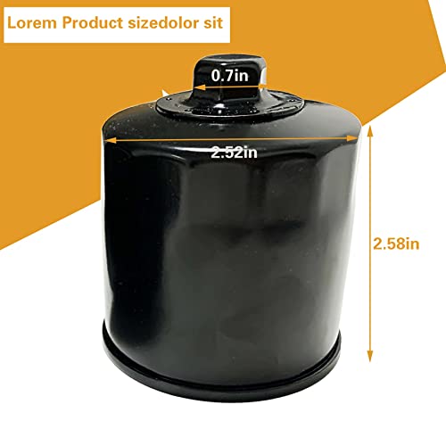 Suone 15200-003-0000 2 Pcs Oil Filter Compatible With Hisun Utv Atv 250 400 450 500 550 700 750(2008-2021) Including Massimo,Bennche thumb #5