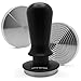 Produktbild umrienso® Espresso Tamper 58,5 mm Set mit Ripple+Flat Base tauschbar|Kaffee Tamper druckregulierend 15kg|Siebträgermaschine ZubehörSiebträger zubehör|Tamper für Espresso Set|Barista Zubehör (58,5mm)
