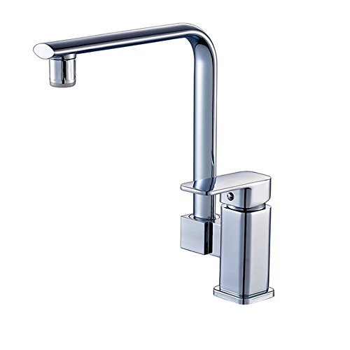 Robinet mitigeur cuisine LED pour évier moderne, vanité avec cartouche en céramique durable