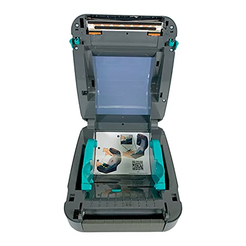 Image of Zebra GK420d Direct Thermal Barcode Printer USB LAN GK42-200210-000 with Adapter