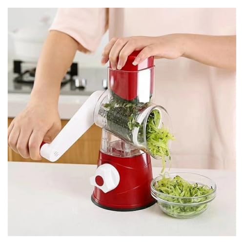 Cortador manual multifuncional con manivela para cocina miniatura 3