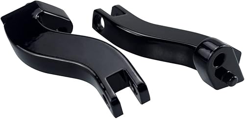 Miniatura 7 de WOWTK Kit de montaje de estribera del pasajero trasero de 0.394 in para Harley Touring Road King Road Glide Street Glide Electra Glide modelos