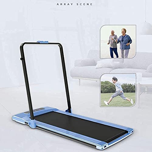Caminadora eléctrica plegable y compacta para hogar oficina miniatura 2