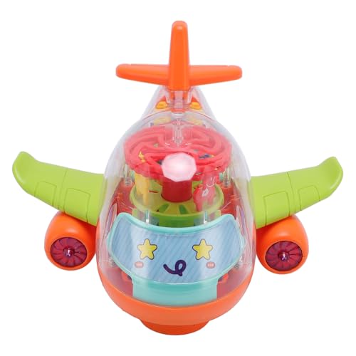 Avión eléctrico infantil con luces y música de engranajes 3