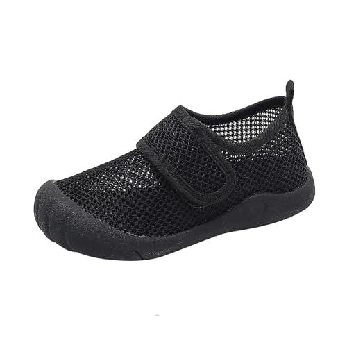 2025 Summer New Hollowed Breathable Mesh Shoes Boys Baotou Anti Kick Sandals Girls Solid Color Beach Shoes