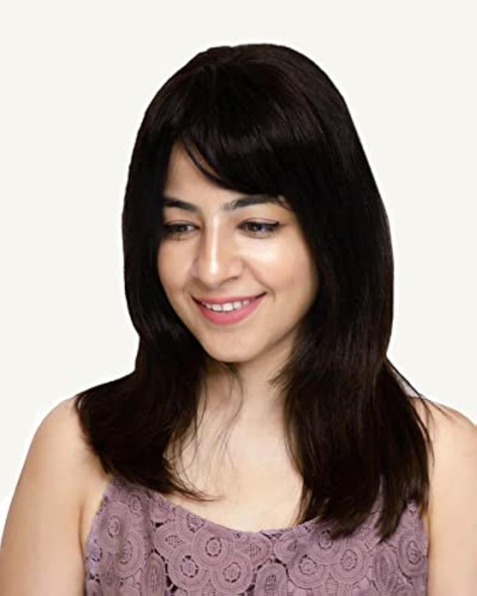 Comfortable Fit Straight Hair Wig for Women, Light Brown