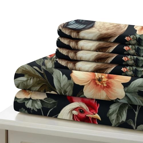 Housse de couette microfibre hypoallergénique ultra douce et résistante avec fermeture éclair