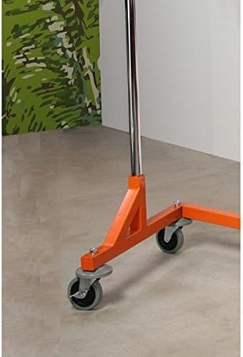 Miniatura 5 de Perchero resistente de grado comercial Z con base naranja. Diseñado para soportar hasta 400 libras