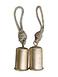 Mango Gifts Hand Bell Pair 2 Pieces 4