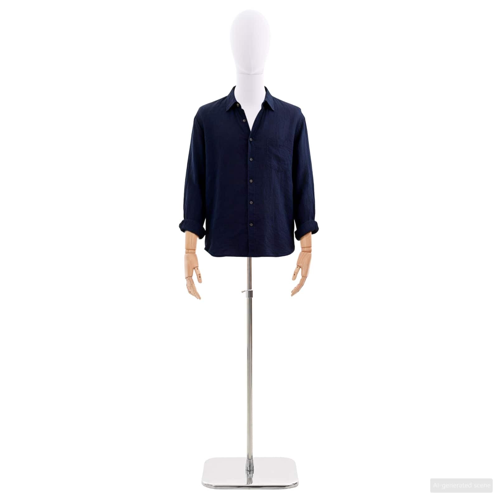 vidaXL Verstellbarer Mannequin 170-218 cm mit Standfuß Männlich PP