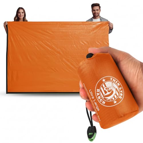 ThinLyneRanch Waterproof Emergency Sleeping Bag for Survival