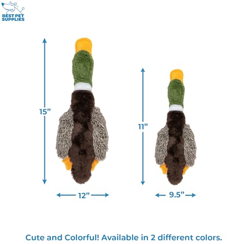 Image of Best Pet Supplies Interactive Squeaky Dog Chew Toy, Ideal Dog Toys for Chewers, Small, Medium & Large Dogs, and Fetch Lovers - Duck (Mystery Box), Large