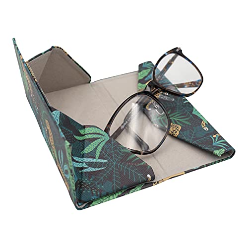 Image of Real Sic Glasses Case for Men and Women - Magnetic Folding Hard Shell Sunglass Holder - Inspired by Adorable Animals