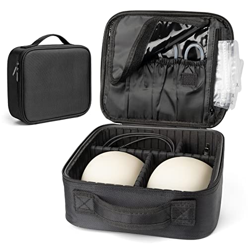 Image of Kadamii Wearable Breast Pump Bag, Hard Container Case Bag for Working Moms, Holds Pump Accessories