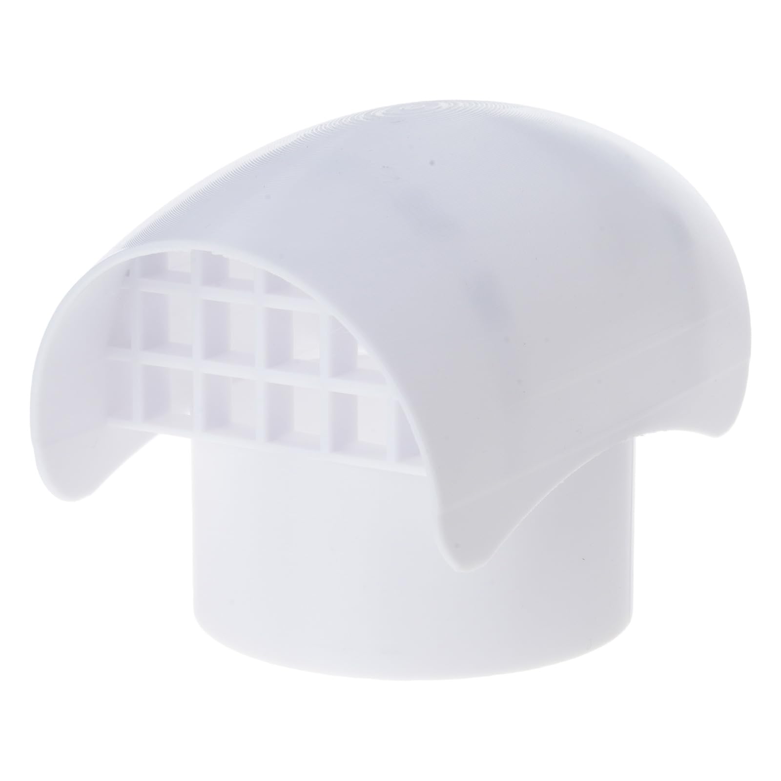of 1 Easy Install Ventilation Hat for 3 Inch PVC Pipe Protects Radon Fan from Weather Damage Pipe Blocking Rain Snow Leaves and Small Animals