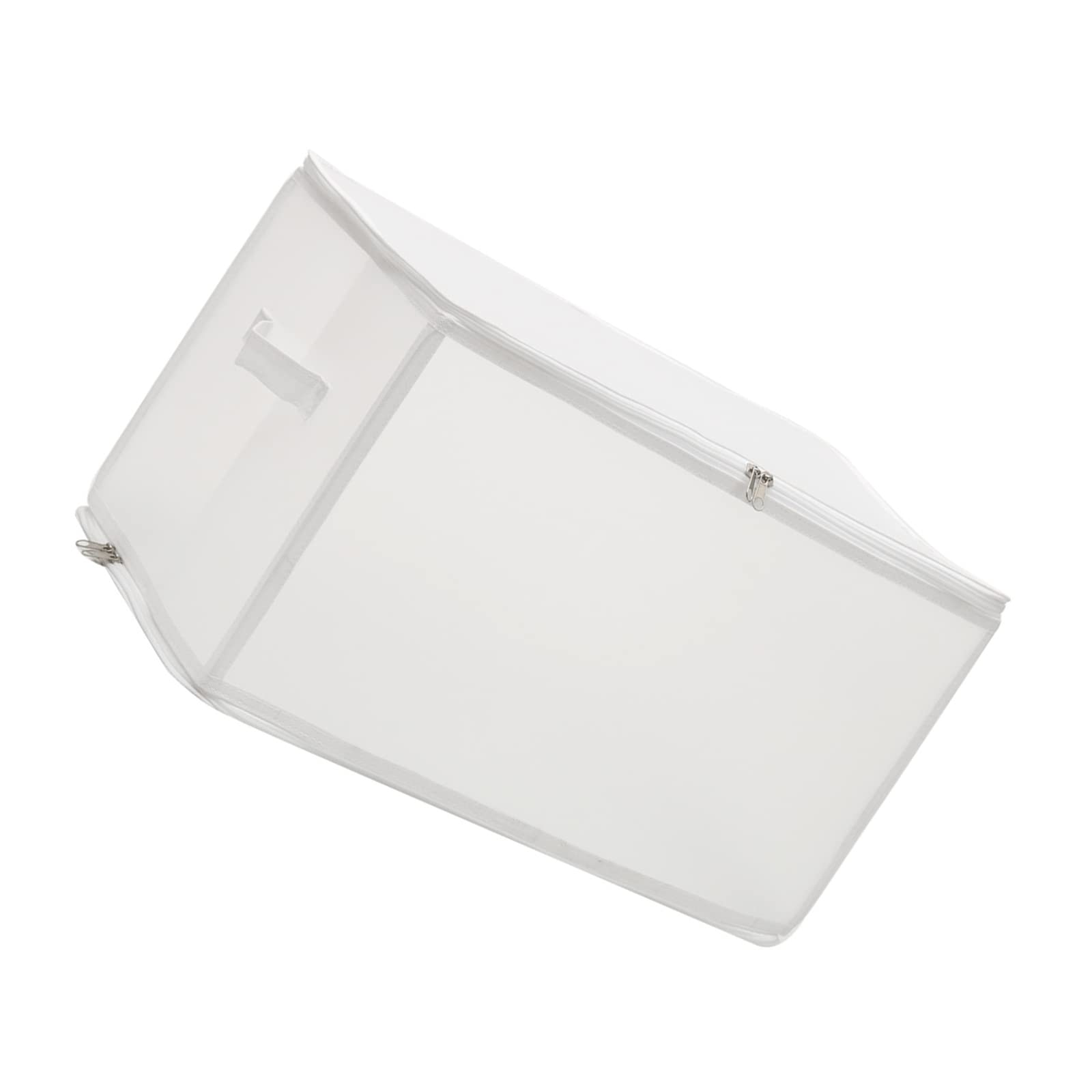 Amazon｜【47L (52x30x30cm)】 透明 大型 収納ボックス 大容量 衣装