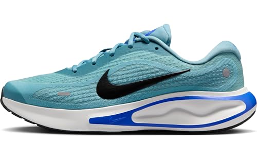 Nike Journey Run Zapatillas de Running para Asfalto-Hombre, Shoe, Denim Turq/Black-Smokey Blue-Hyper Royal, 43 EU