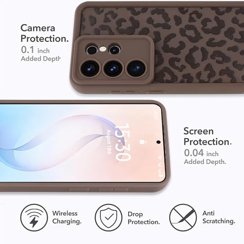 Image of Compatible with Samsung Galaxy S26 Ultra Case, Brown