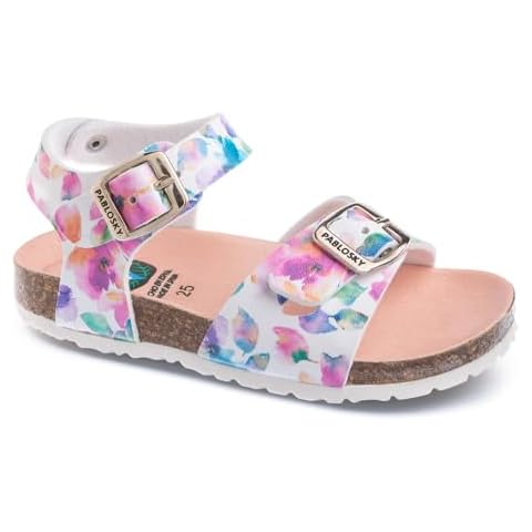 Pablosky 423400 White Sandals for Girls Cover