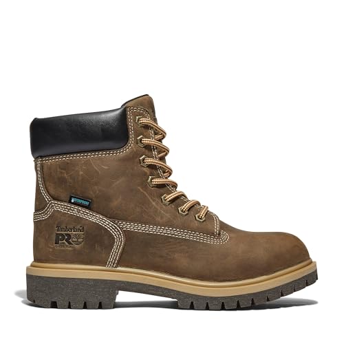 Image of Timberland PRO Women's Direct Attach 6 Inch Steel Safety Toe Insulated Waterproof Industrial Work Boot