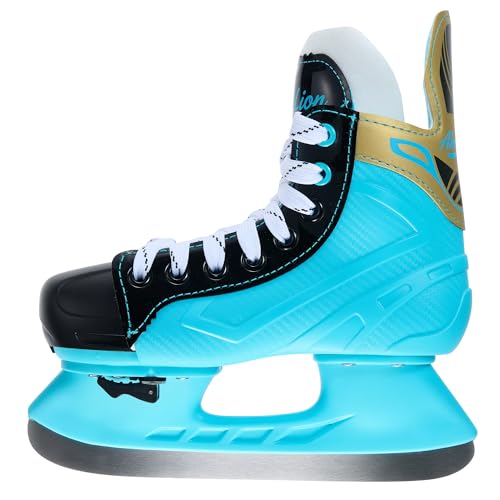 Adjustable Youth Hockey Skates for Boys & Girls，Lightweight Ice Skates with...