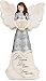Elements Love Angel Figurine Holding Heart Figurine by Pavilion, 6-Inch, Reads Love is Patient Love is Kind Love Never Fails