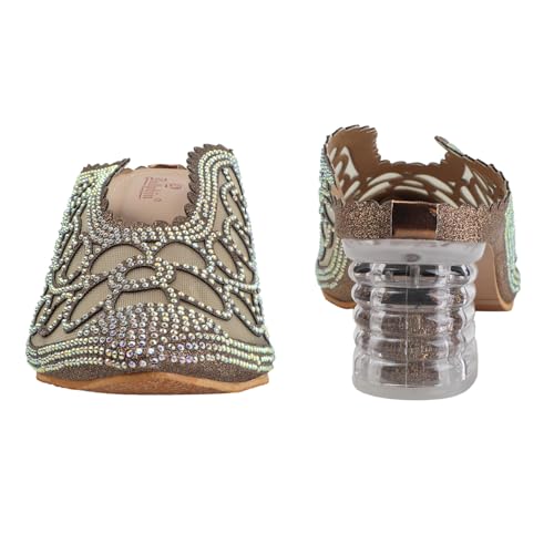 Image of Women Fancy Sandal for Women with Transparent Heel I Fashion Mules HN-900
