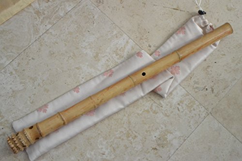 8 Hole Shakuhachi Dongxiao Bamboo Flute C/F Key Zen Instrument #TOP7