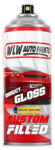 Xtremeauto Custom-Mixed Car Spray Paint – Matched to UK Registration – 400ml Direct Gloss Aerosol – No Lacquer Needed – High-Gloss Finish for Auto Repairs (Aerosol)
