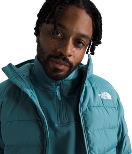 Image of THE NORTH FACE Men's Aconcagua 3 Hooded Jacket | Insulated, Wind & Water Resistant, Attached 3 Piece Hood With Cinch Cord