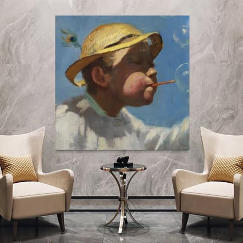 Cuadro de Paul Peel The Bubble Boy para decorar tu dormitorio 7